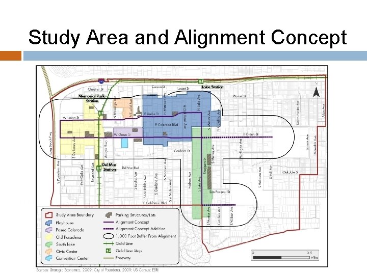 Study Area and Alignment Concept 