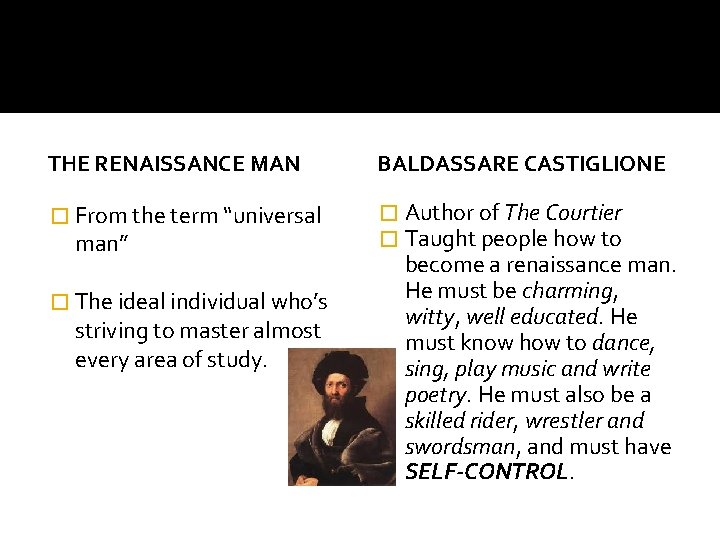 SOCIAL SCIENCE III RENAISSANCE RENAISSANCE BIRTH OF THE