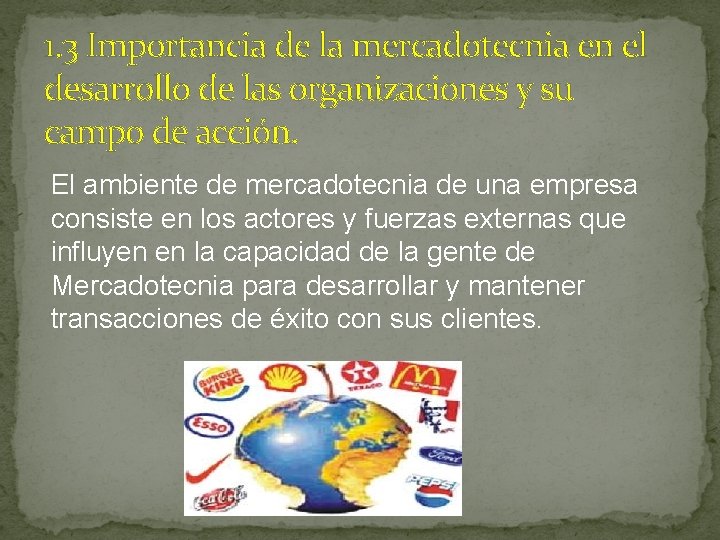Mercadotecnia I 1 1 conceptos bsicos y campo