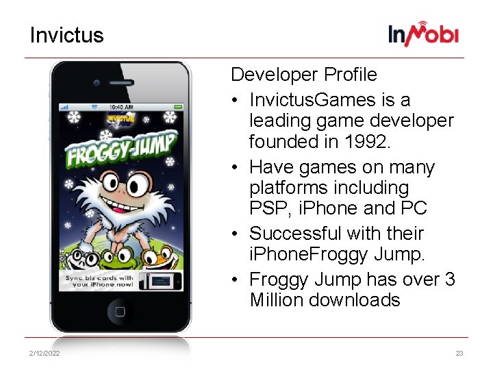 Invictus Developer Profile • Invictus. Games is a leading game developer founded in 1992.