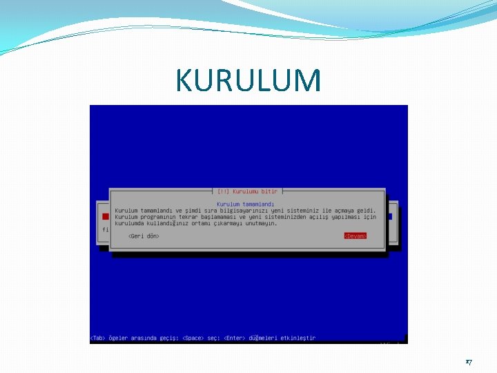 KURULUM 17 