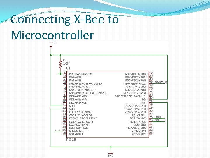 Connecting X-Bee to Microcontroller 