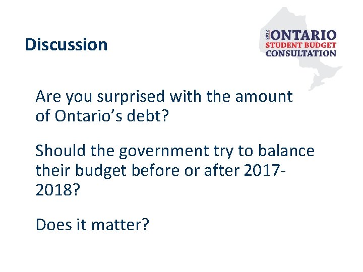 Discussion Are you surprised with the amount of Ontario’s debt? Should the government try