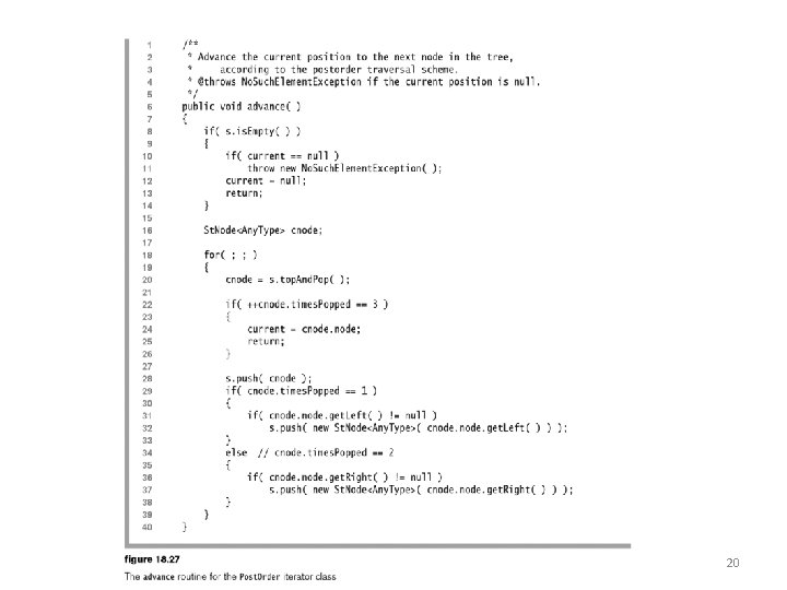 CSCI 3333 Data Structures 20 