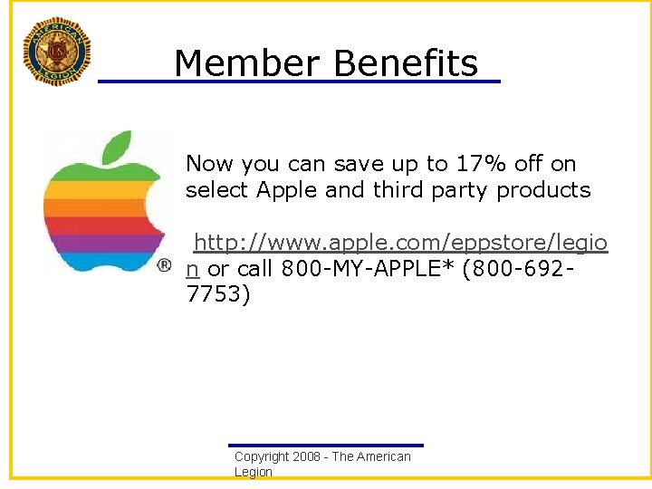 Member Benefits Now you can save up to 17% off on select Apple and