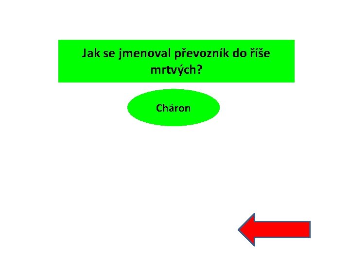 Jak se jmenoval převozník do říše mrtvých? Cháron 