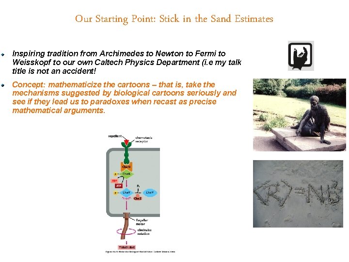 Our Starting Point: Stick in the Sand Estimates Inspiring tradition from Archimedes to Newton