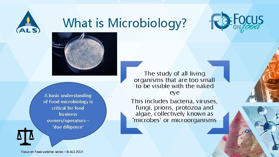What is Microbiology? A basic understanding of Food microbiology is critical for food business