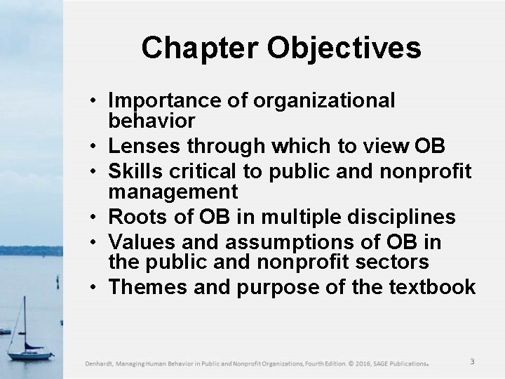 Chapter Objectives • Importance of organizational behavior • Lenses through which to view OB