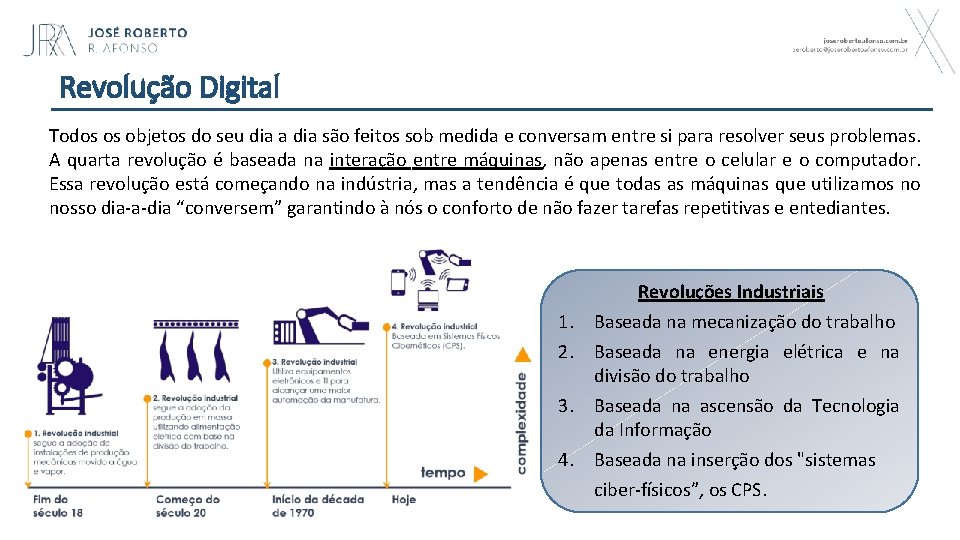 Revolução Digital Todos os objetos do seu dia a dia são feitos sob medida