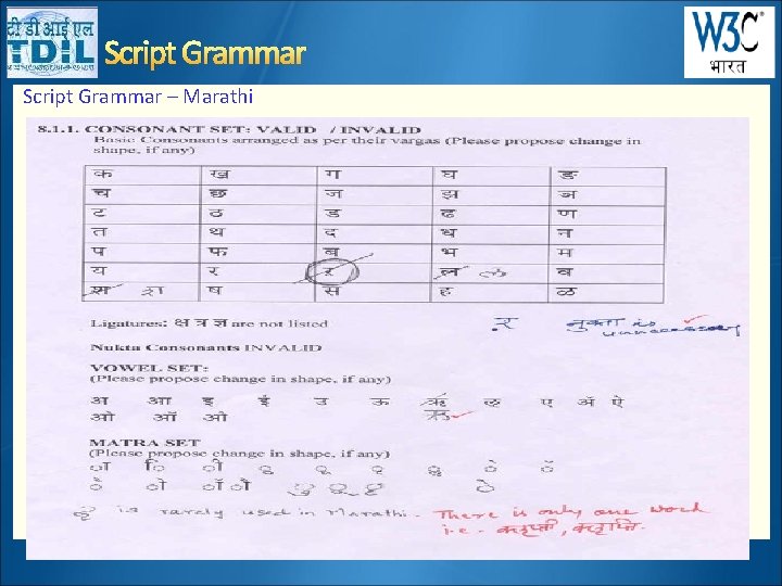 Script Grammar – Marathi 
