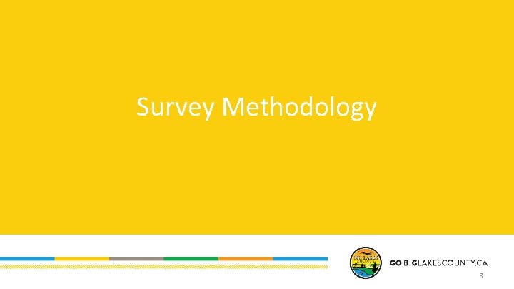 Survey Methodology 8 