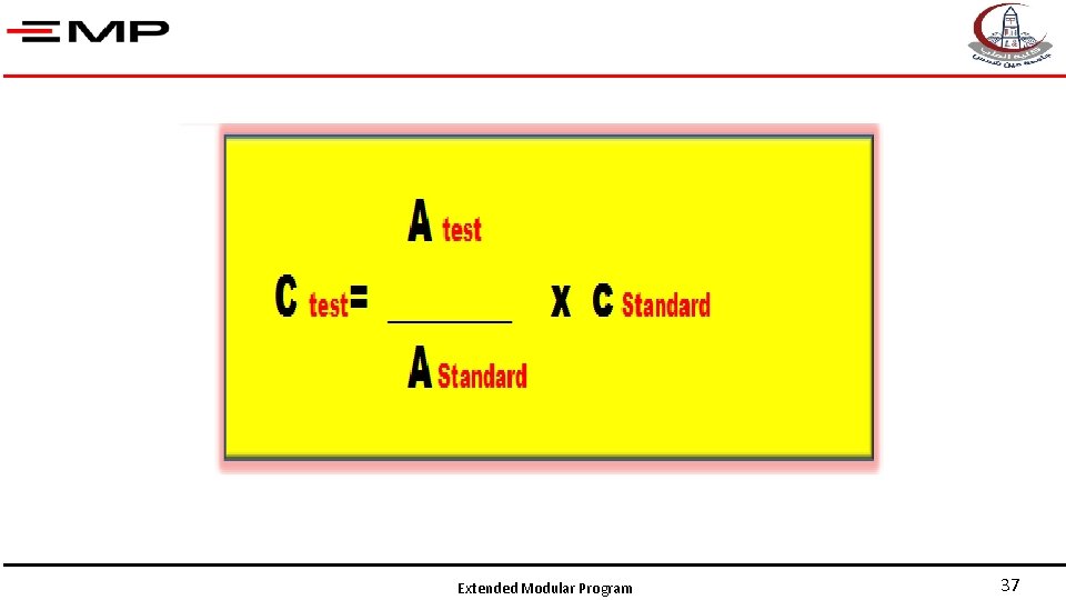 Extended Modular Program 37 