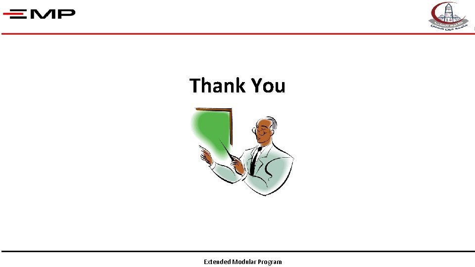 Thank You Extended Modular Program 