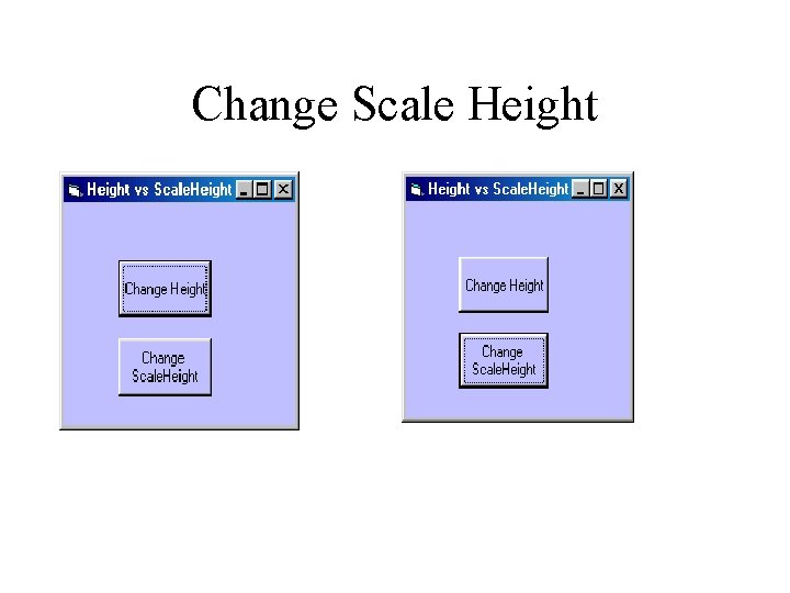 Change Scale Height 