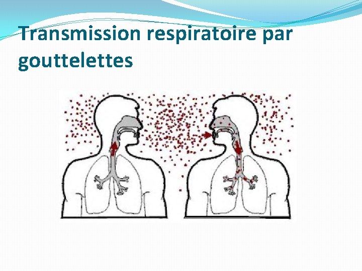 Transmission respiratoire par gouttelettes 