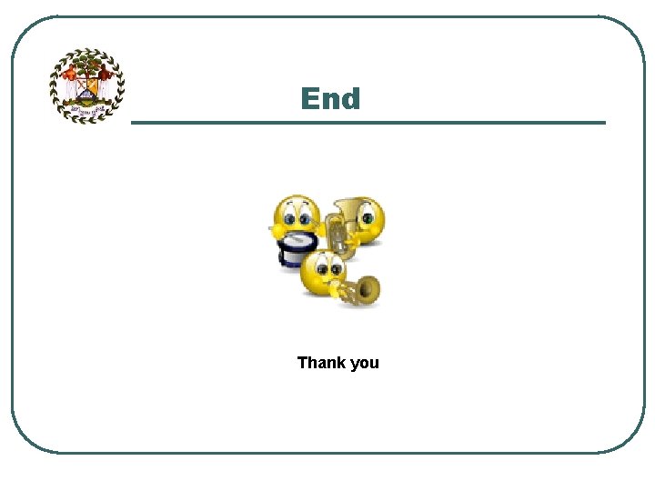 End Thank you 