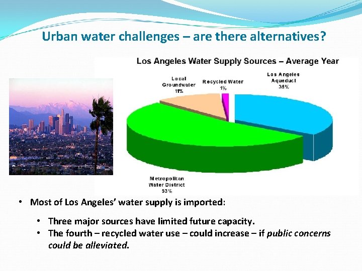 University contributions to water innovation some examples David