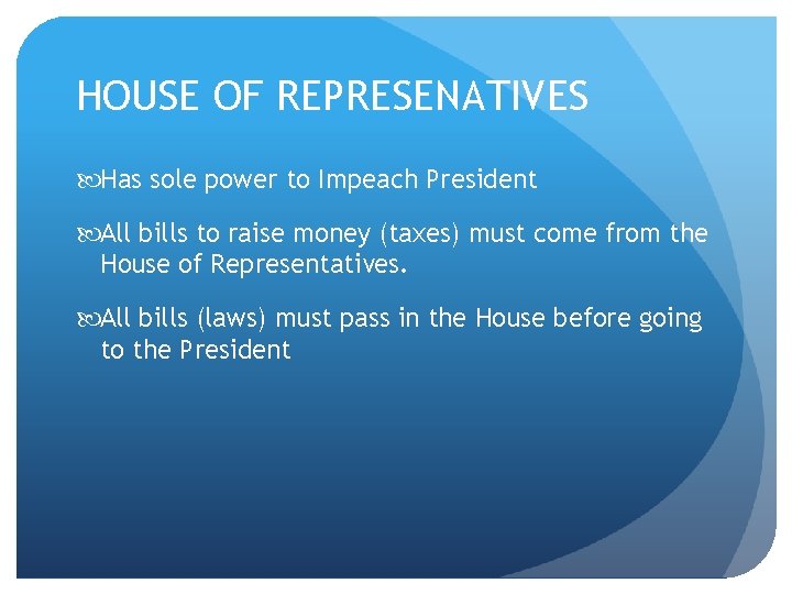 FEDERAL GOVERNMENT Building Background Knowledge THE THREE BRANCHES