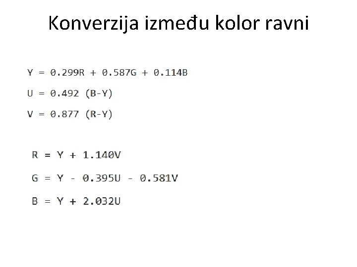 Konverzija između kolor ravni 