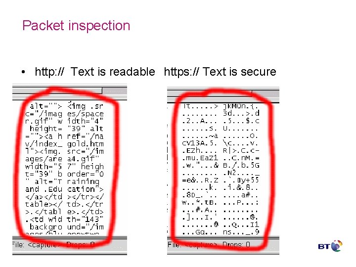 Packet inspection • http: // Text is readable https: // Text is secure ©