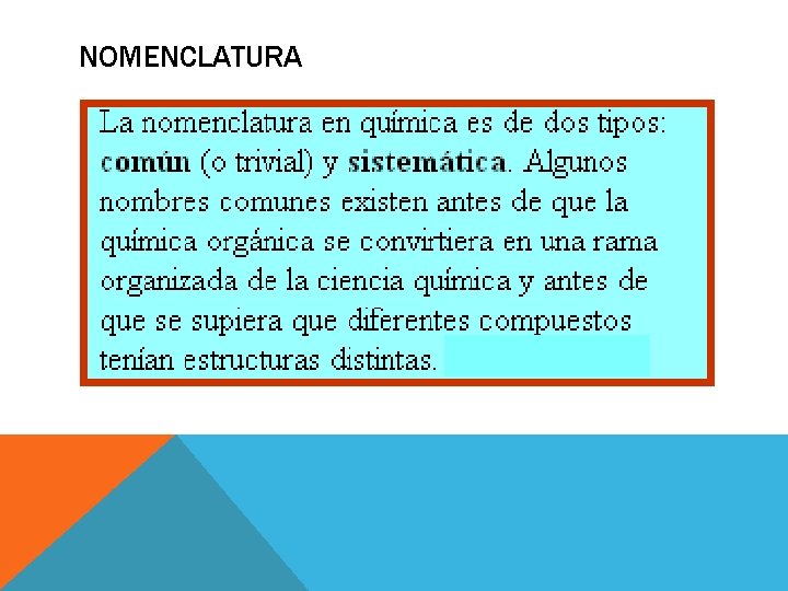 NOMENCLATURA 