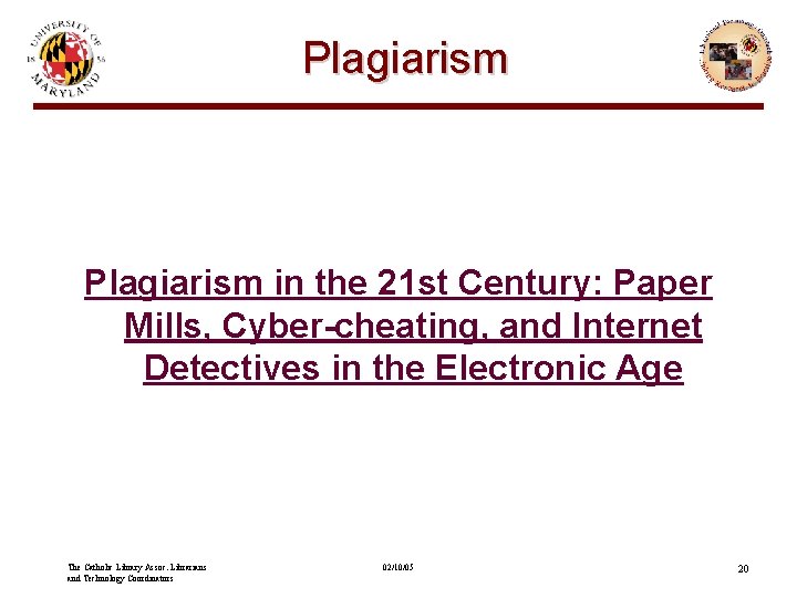 Plagiarism in the 21 st Century: Paper Mills, Cyber-cheating, and Internet Detectives in the