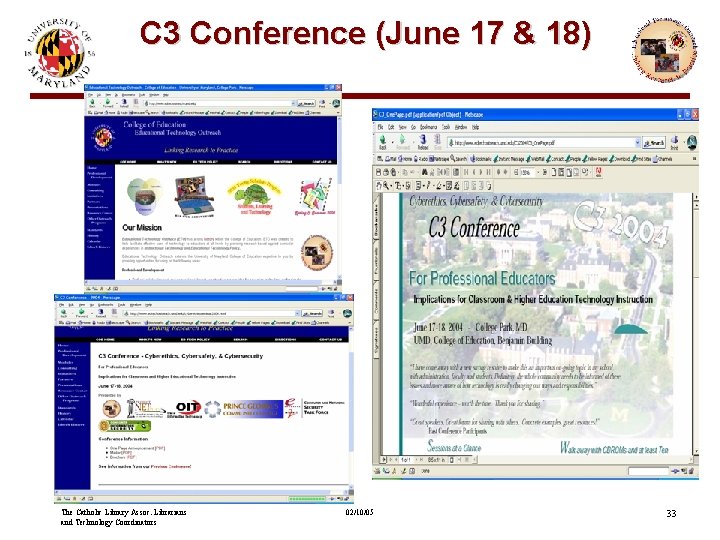 C 3 Conference (June 17 & 18) The Catholic Library Assoc. Librarians and Technology