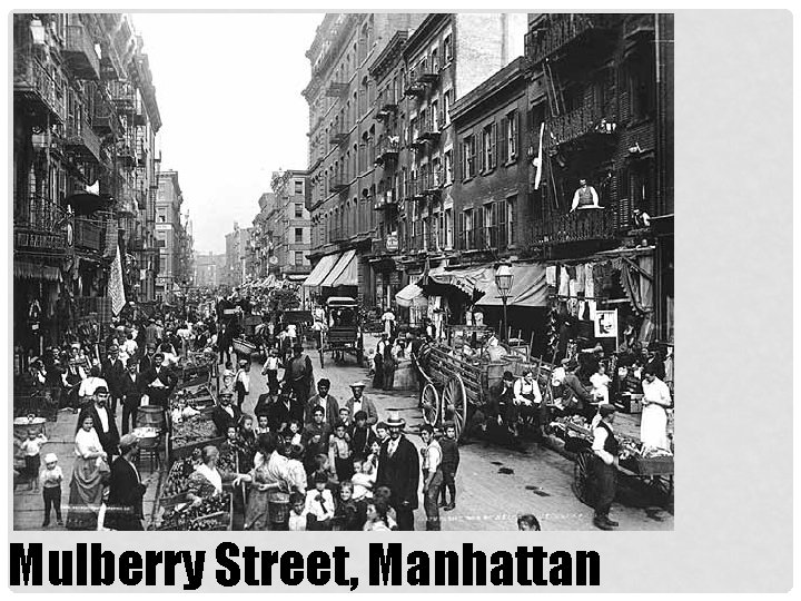 Mulberry Street, Manhattan 