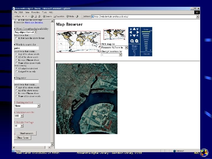 Masi-Carver UCDL 82002 LA Hilton Alexandria digital Library – Davidson Library, UCSB ADL 