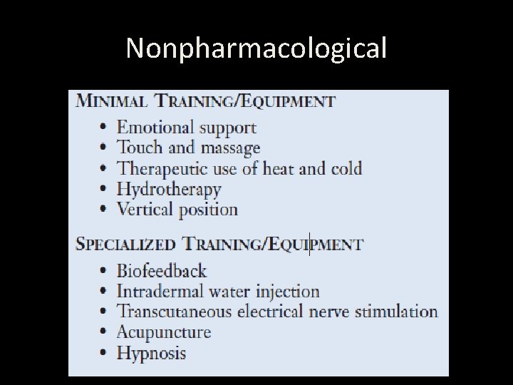 Nonpharmacological 