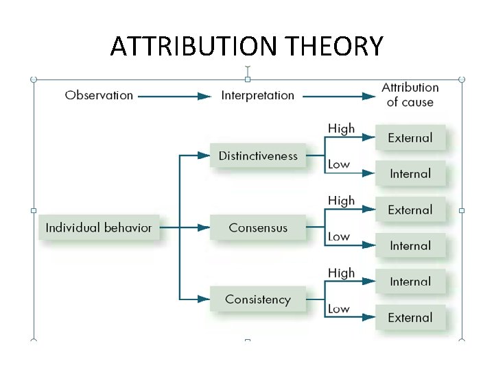 ATTRIBUTION THEORY 