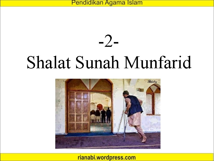 -2 Shalat Sunah Munfarid 