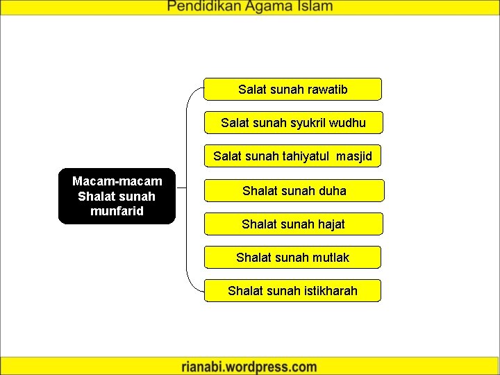 Salat sunah rawatib Salat sunah syukril wudhu Salat sunah tahiyatul masjid Macam-macam Shalat sunah