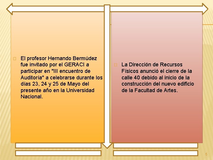 � El profesor Hernando Bermúdez fue invitado por el GERACI a participar en "III