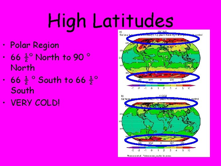 High Latitudes • Polar Region • 66 ½° North to 90 ° North •