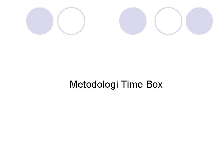 Metodologi Time Box 