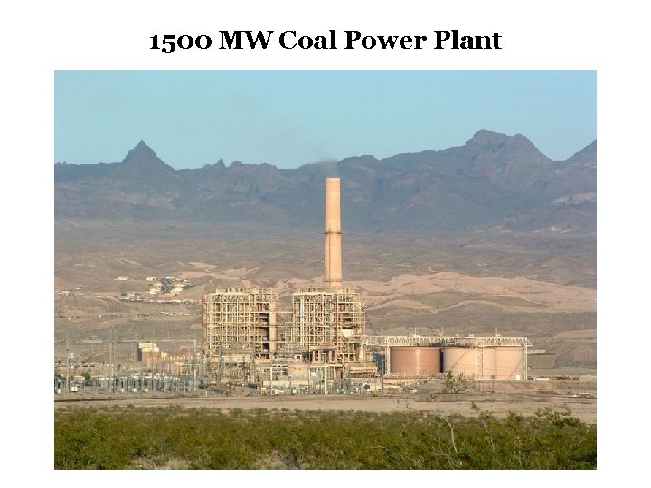 1500 MW Coal Power Plant 