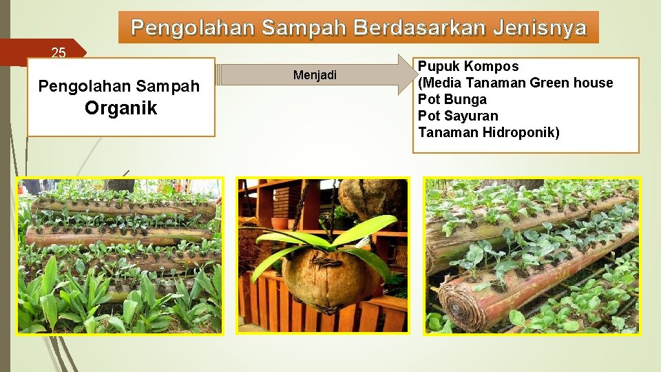 Pengolahan Sampah Berdasarkan Jenisnya 25 Pengolahan Sampah Organik Menjadi Pupuk Kompos (Media Tanaman Green