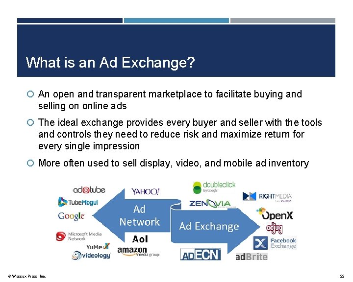 What is an Ad Exchange? An open and transparent marketplace to facilitate buying and