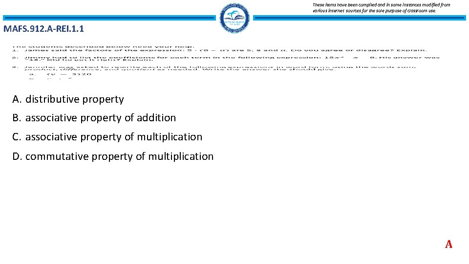 These items have been compiled and in some instances modified from various internet sources