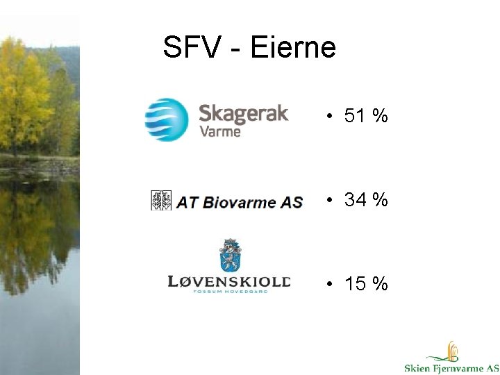 SFV - Eierne • 51 % • 34 % • 15 % 