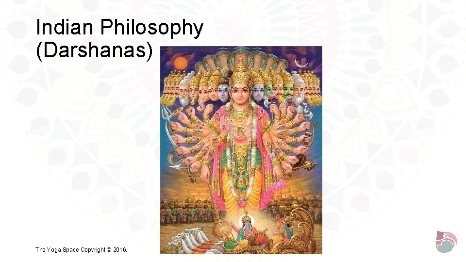 Indian Philosophy (Darshanas) The Yoga Space Copyright © 2016. 