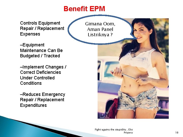 Benefit EPM Controls Equipment Repair / Replacement Expenses Gimana Oom, Aman Panel Listriknya ?