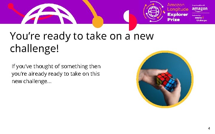 You’re ready to take on a new challenge! If you’ve thought of something then