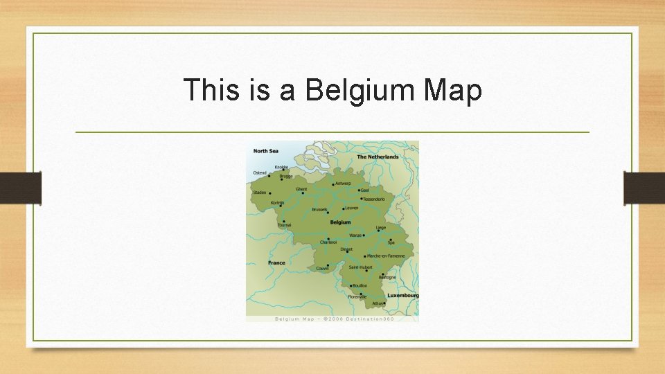 This is a Belgium Map 