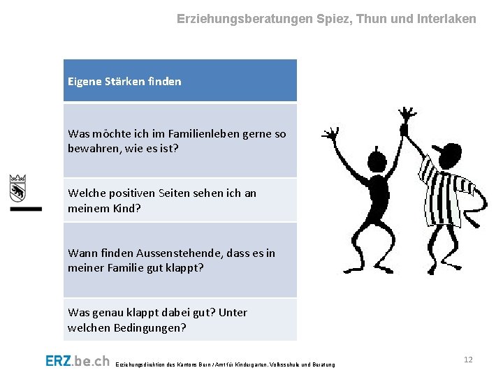 Erziehungsberatungen Spiez, Thun und Interlaken Eigene Stärken finden Was möchte ich im Familienleben gerne