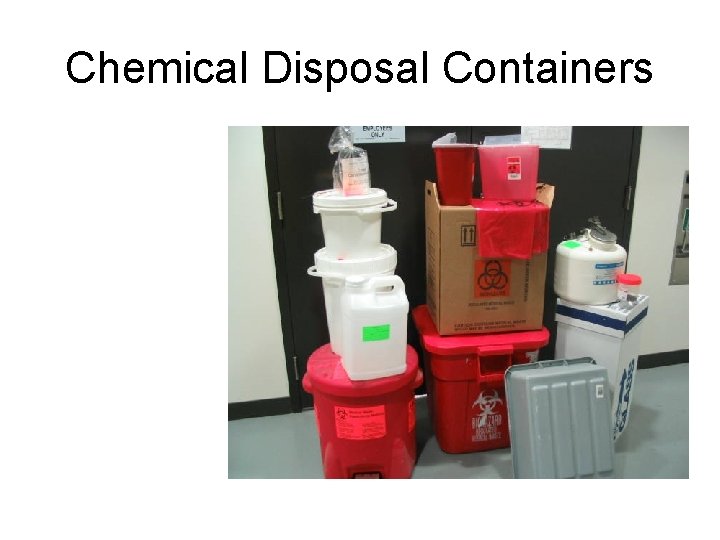 Chemical Disposal Containers 