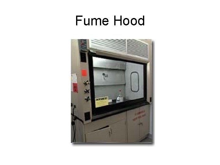 Fume Hood 