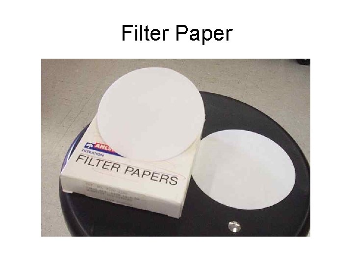 Filter Paper 